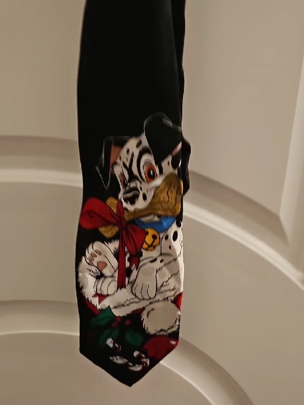 Disney Black Character-Print Tie